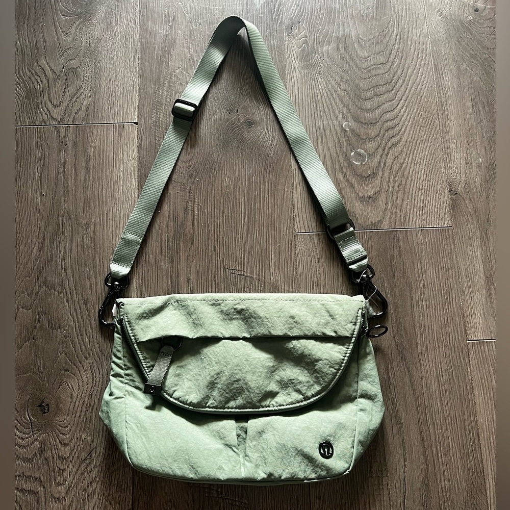 Green All Night Crossbody Bag LULULEMON